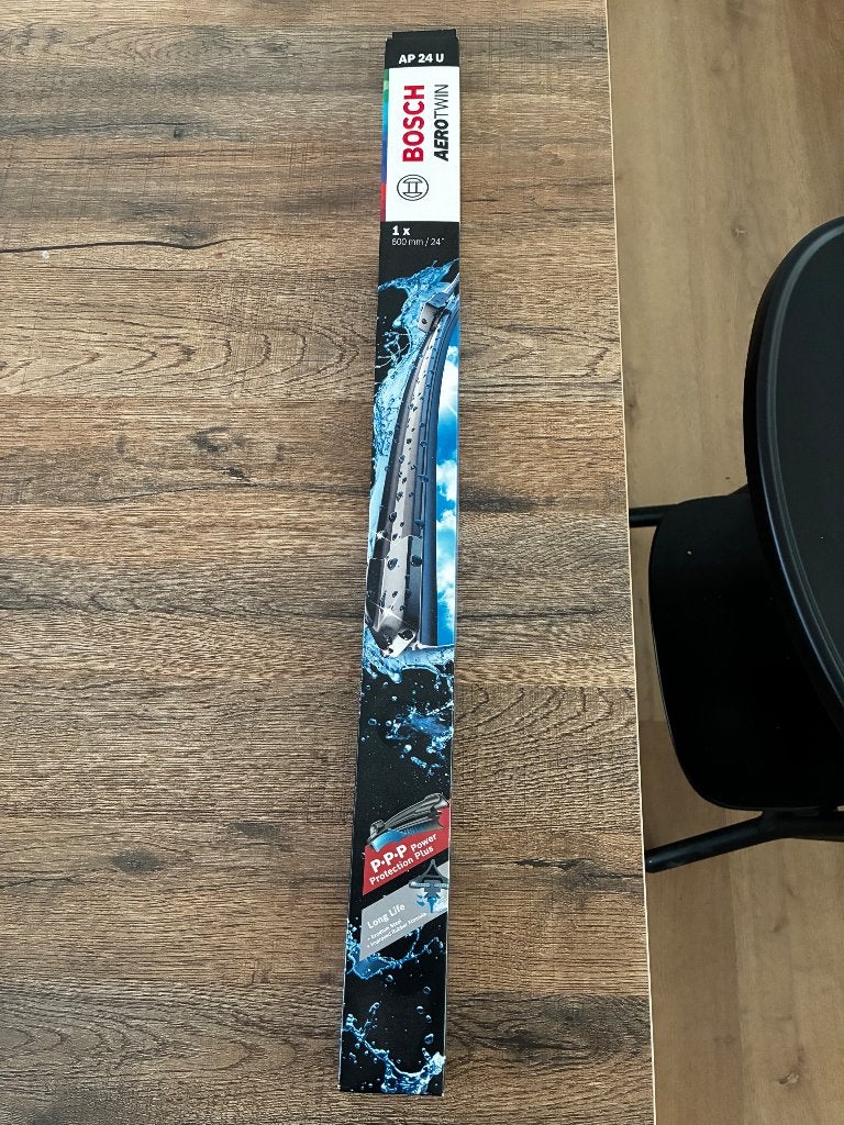 Bosh aerotwin AP 24 U ruitenwisser. 1 stuk, 600 mm / 24 inch, Ophalen, Nieuw, Skoda