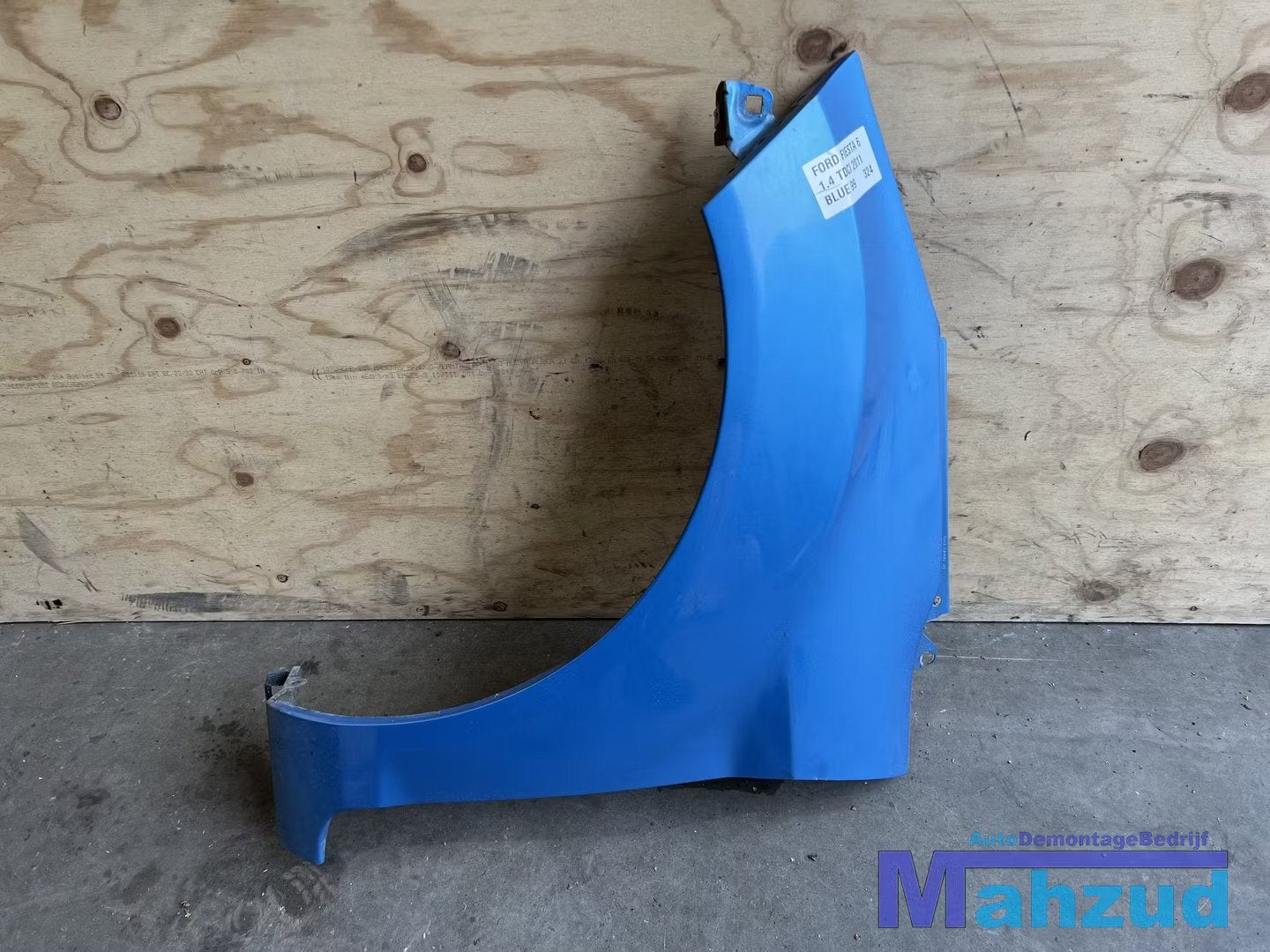 FORD FIESTA 6 Blauw 99 links voorscherm zijscherm 2010-2013, Gebruikt, Info@ford.com, Voor, Ford