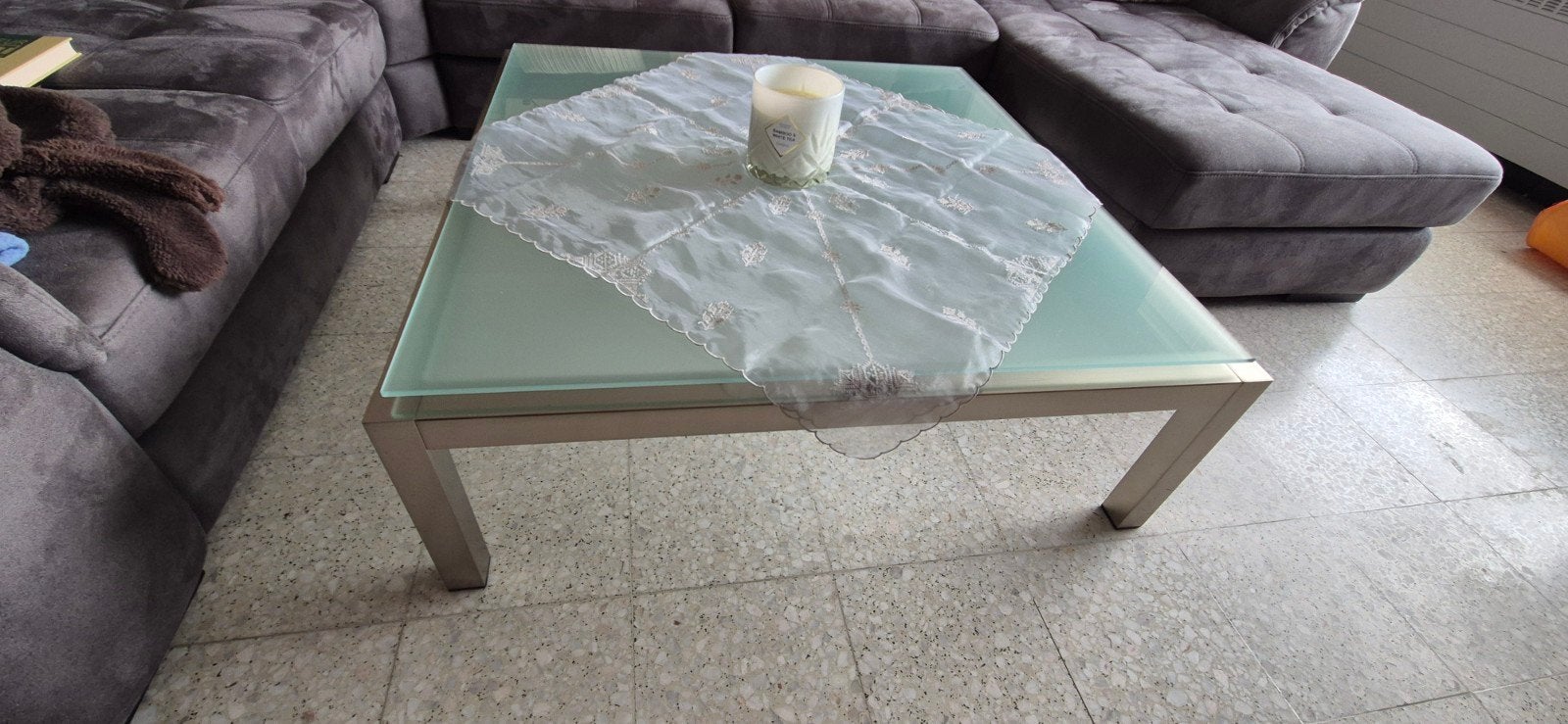 Zeer mooie salontafel te koop, Ophalen, Vierkant, Modern, 5 – 50