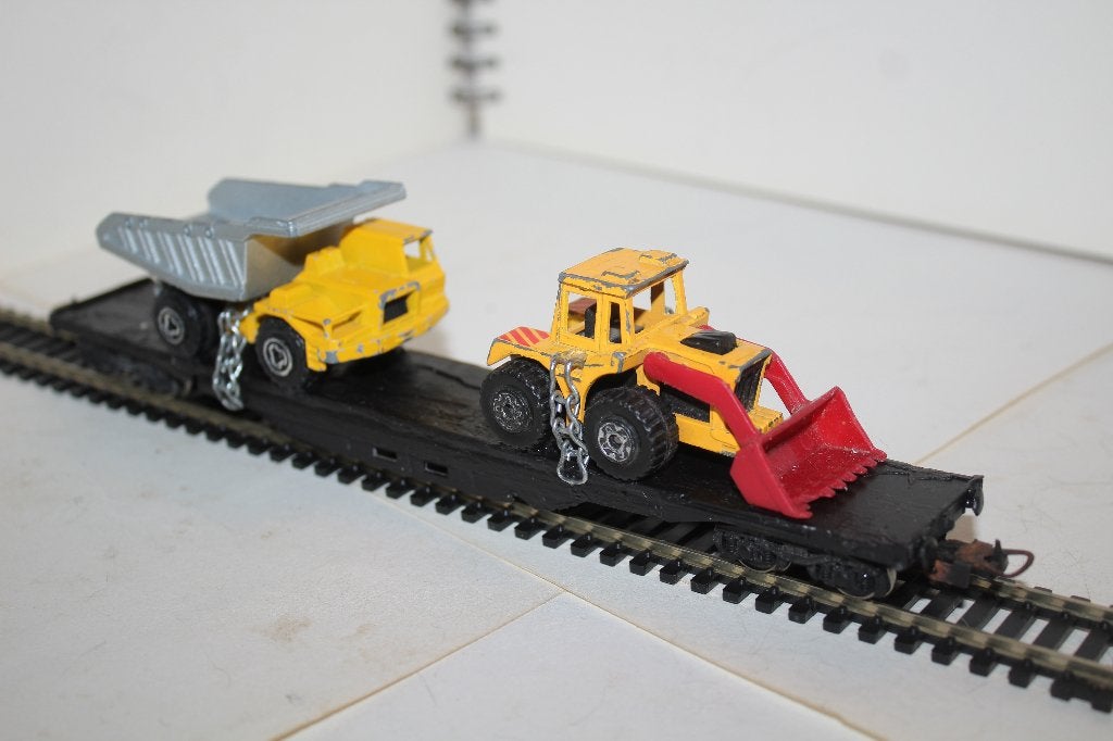 lima ho long wagon plat double essieux + bull's, Enlèvement ou Envoi, Wagon, Lima, Courant continu