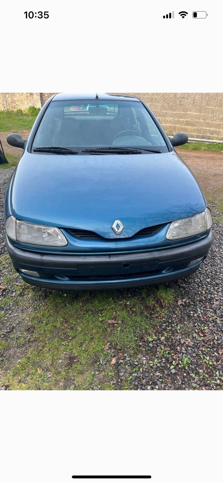Renault Laguna 1800CC (53.000 km), Auto's, Voorwielaandrijving, Laguna, Stof, Blauw