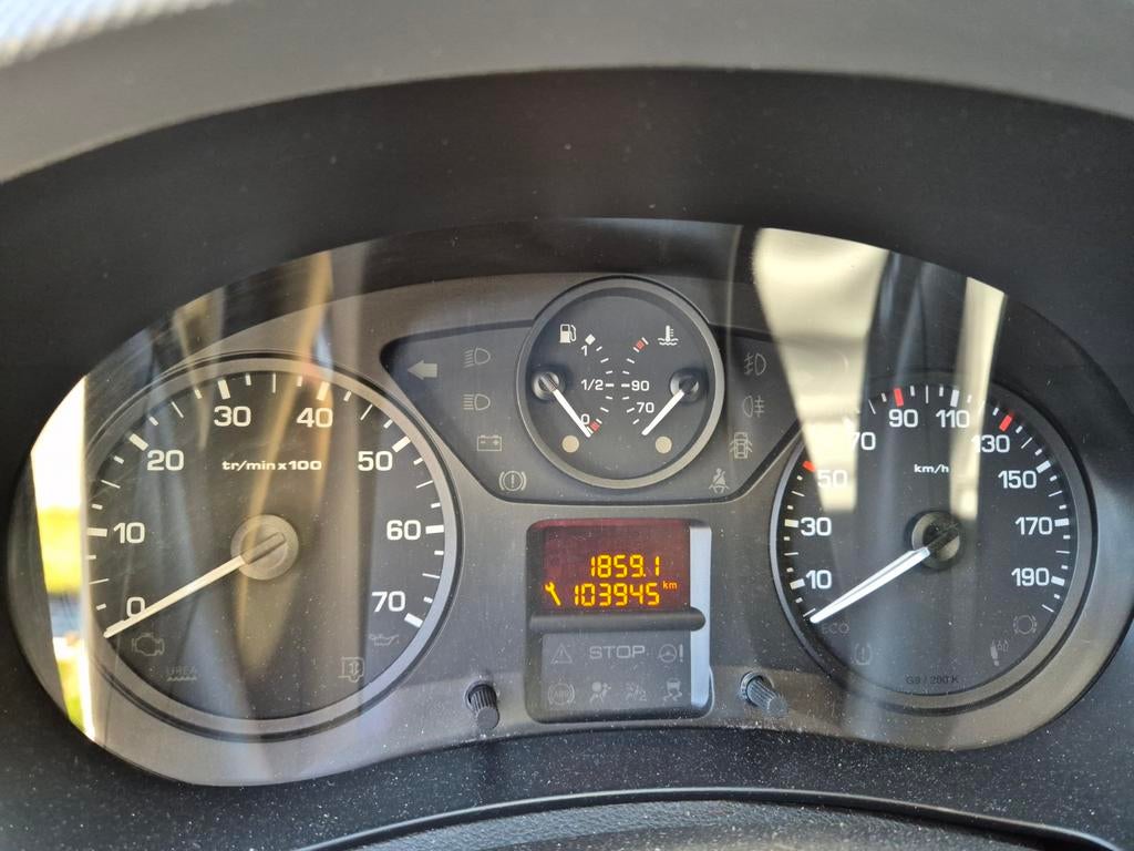 Peugeot partner 3 zit, Auto's, Wit, Particulier, Bluetooth, Te koop