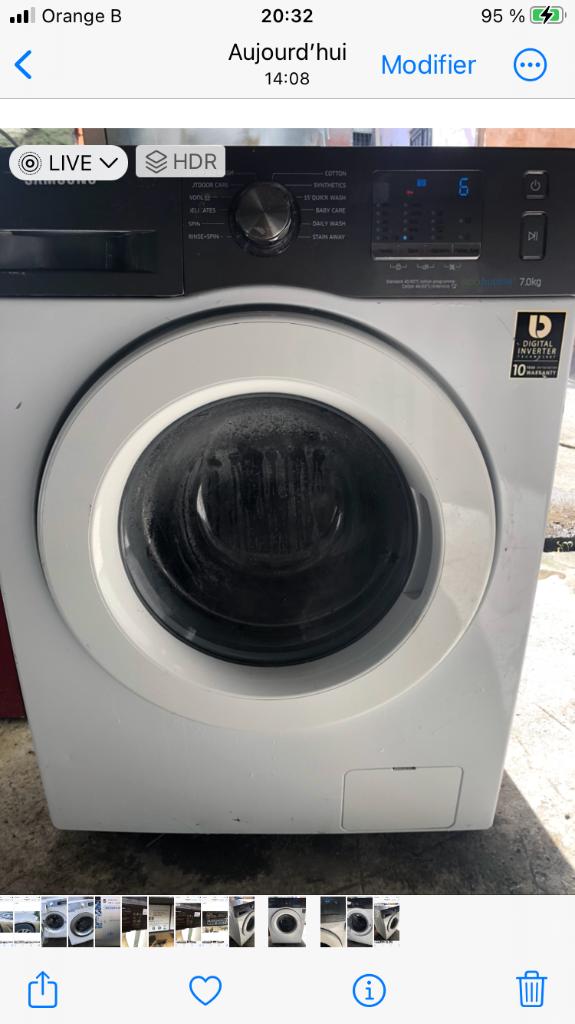 Lave-linge Samsung énergétique, Enlèvement
