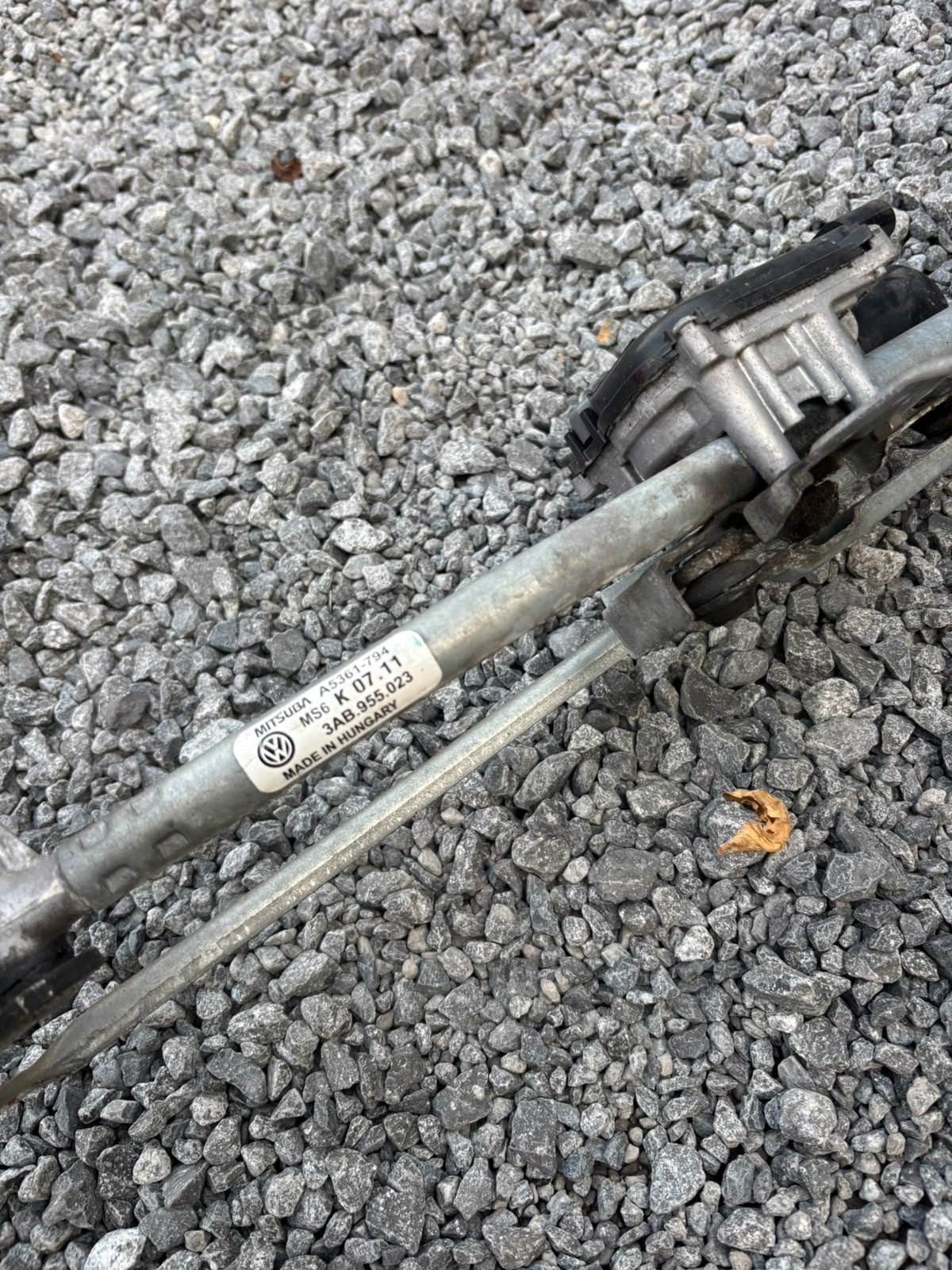 Moteur d'essuie-glace Volkswagen Passat B7 2010, Enlèvement, Volkswagen