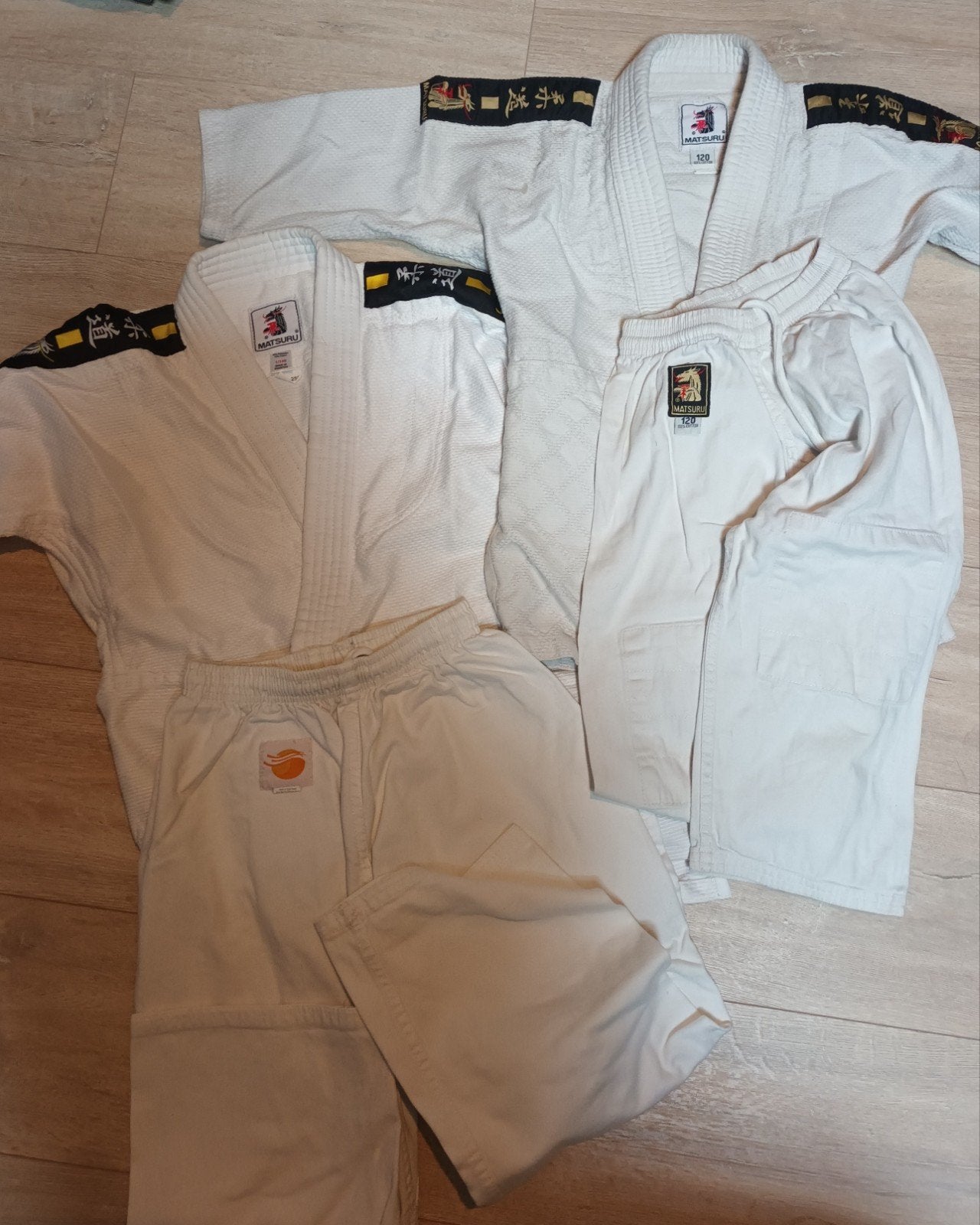 judopak 2x, Sport en Fitness, Ophalen, Gebruikt