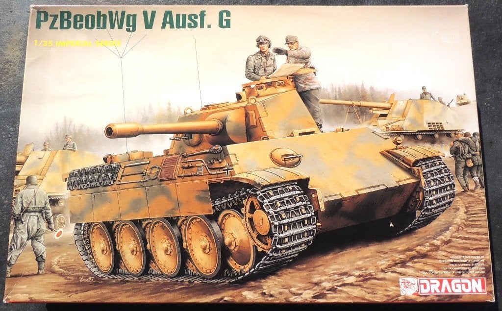 DRAGON Panther Ausf G 1/35ième, Hobby en Vrije tijd, Modelbouw | Auto's en Voertuigen, Overige merken, Tank, Verzenden, 1:32 tot 1:50