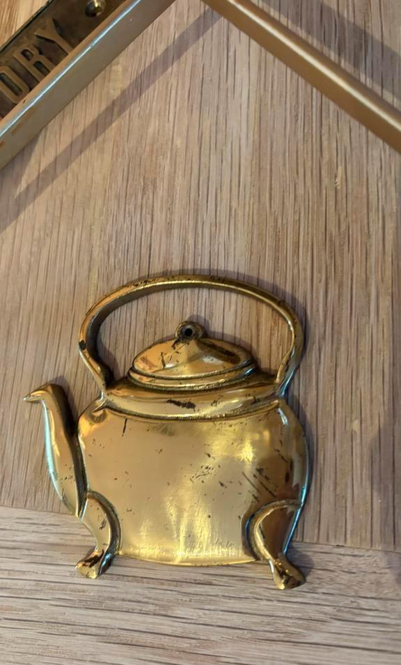 Vintage deurplaat keuken, Ophalen