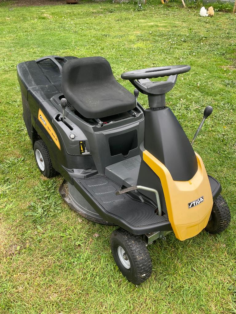 Stiga zitmaaier 66E, Enlèvement ou Envoi, Stiga, Moins de 90 cm, Démarrage électrique