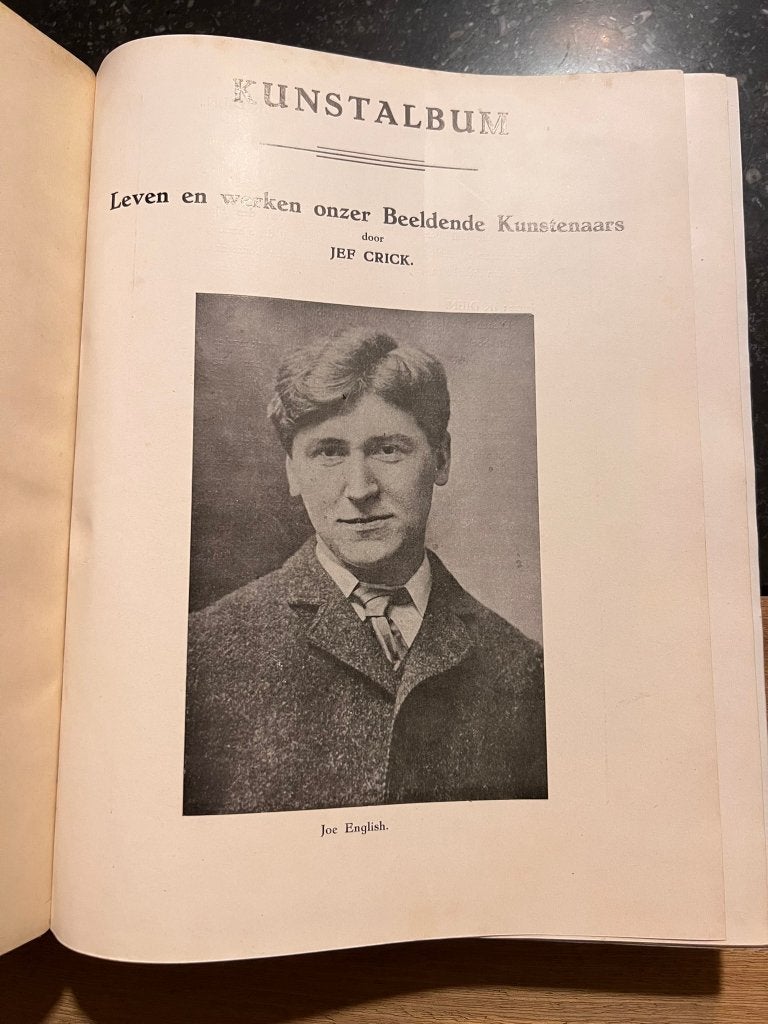 Leven en werken onzer beeldende kunstenaars - Jef Crick *Kun, Antiek en Kunst, Ophalen of Verzenden, Jef Crick