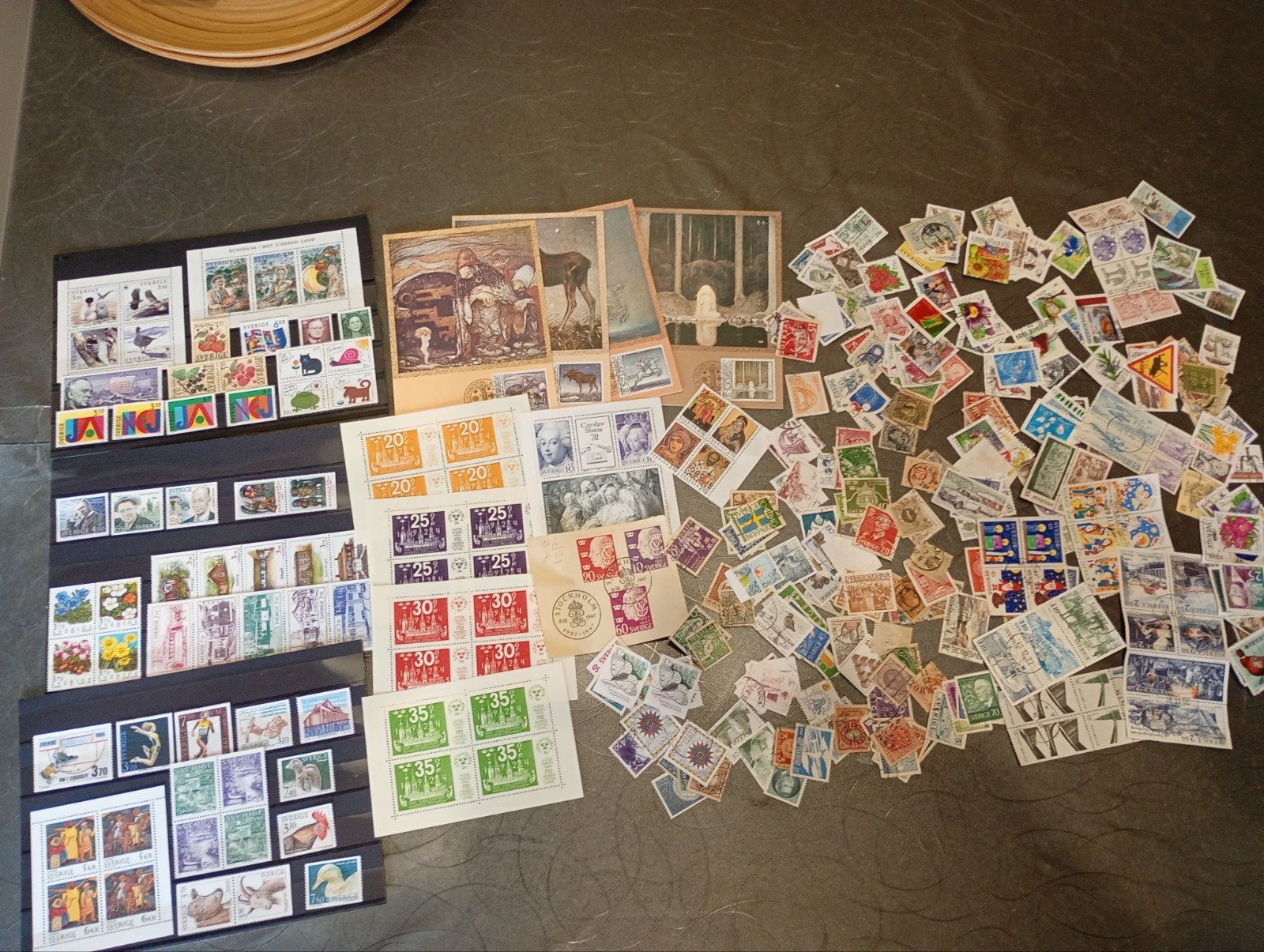 Q24) joli lot de timbres suédois, Timbres & Monnaies, Enlèvement ou Envoi