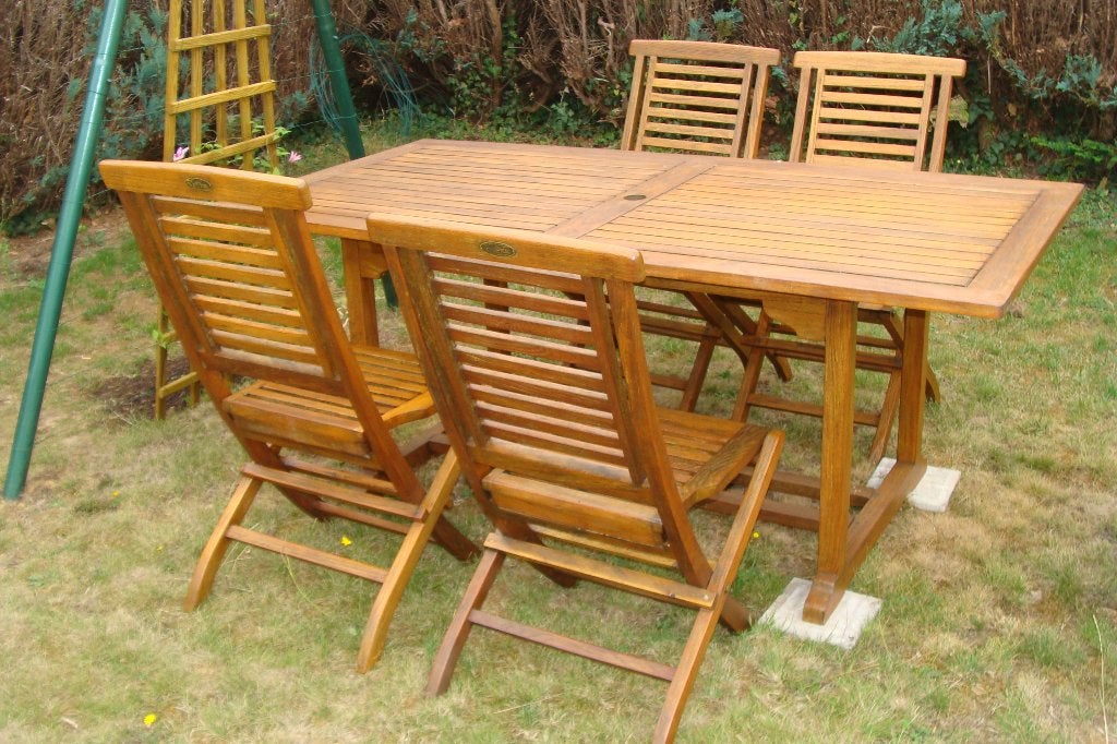 meuble de jardin, Ophalen, Zo goed als nieuw, Teakhout