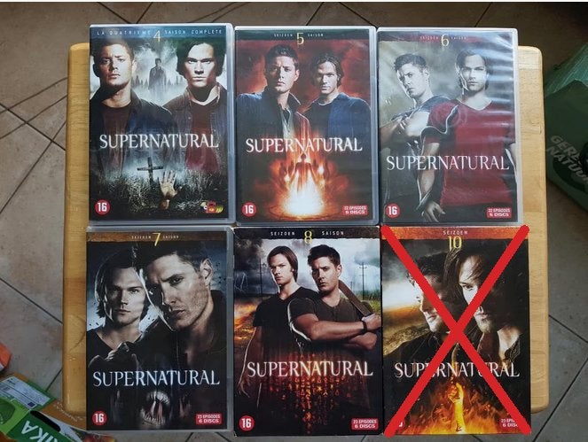 Coffrets DVD Supernatural => PRIX PAR COFFRET, CD & DVD, DVD | TV & Séries télévisées, Matériel bonus, Science-Fiction et Fantasy