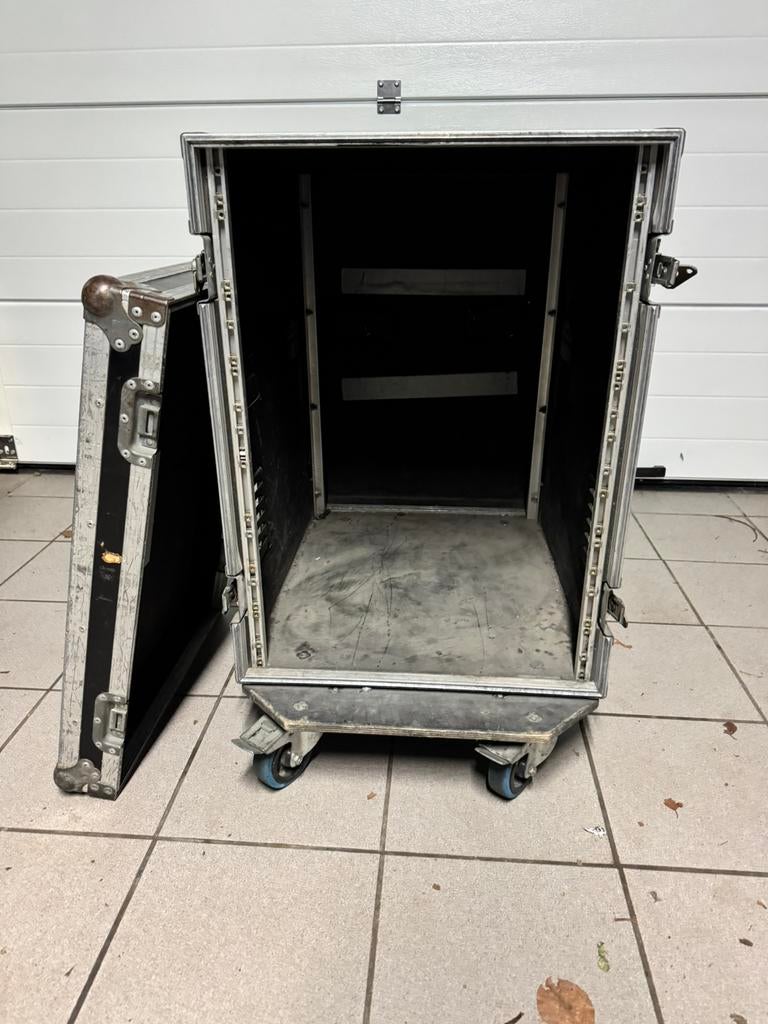 Rack flightcase 15 units 19”, Ophalen, Zo goed als nieuw, Flightcase