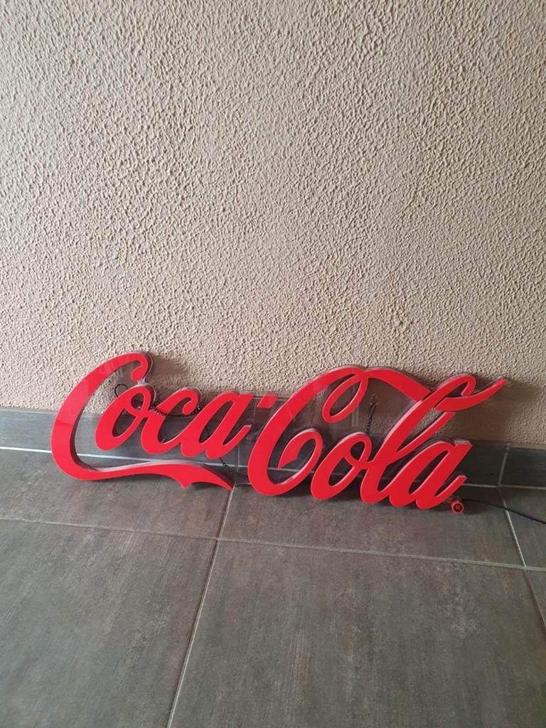 Enseigne lumineuse Coca-Cola, Collections, Marques & Objets publicitaires, Enlèvement, Comme neuf, Table lumineuse ou lampe (néon)