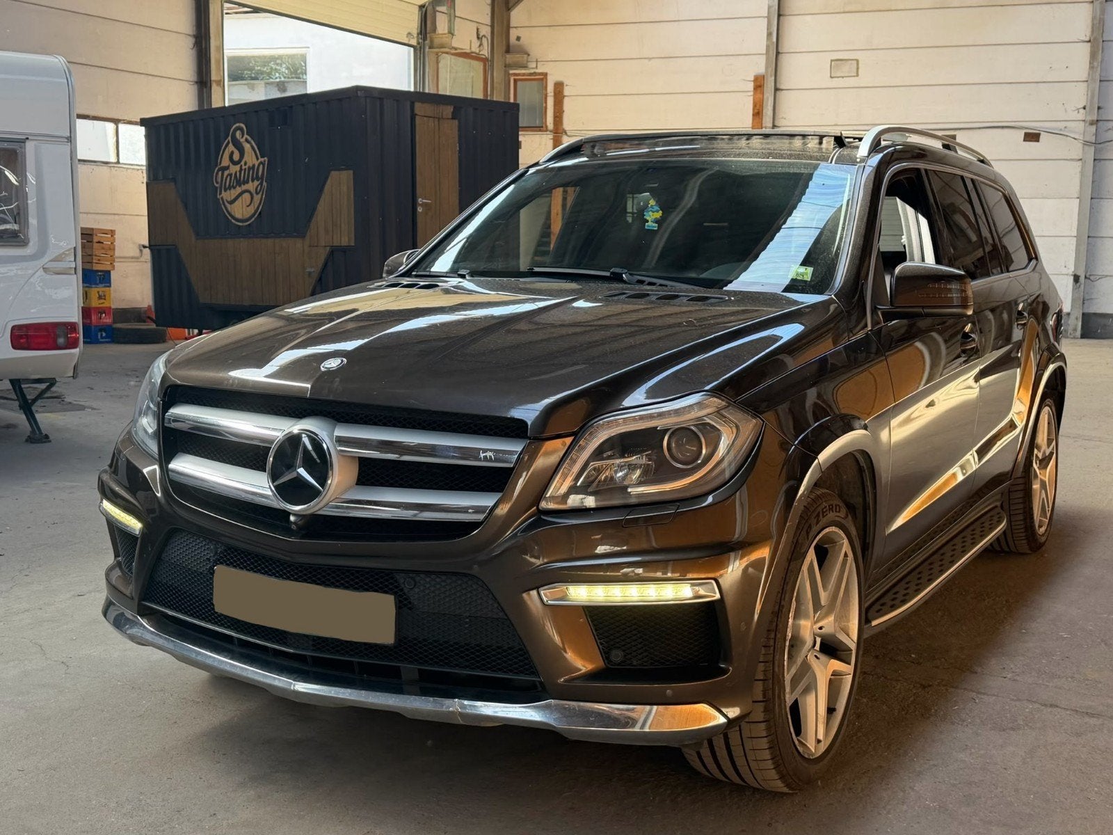 MERCEDES GL350D EURO6 7-ZETELS, Auto's, Automaat, GL, Euro 6, Leder