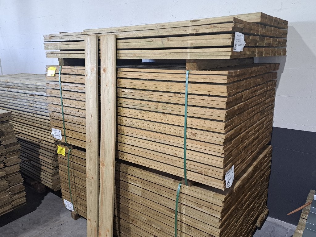 GOEDKOOP! Tuinplanken/tuinhout: 2 reeksen, Minder dan 25 mm, Nieuw, 250 tot 300 cm, Plank