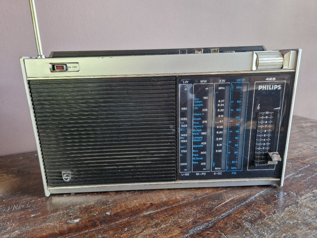 Philips Radio 22 RL 425 Taifun de Luxe 1972, Enlèvement ou Envoi
