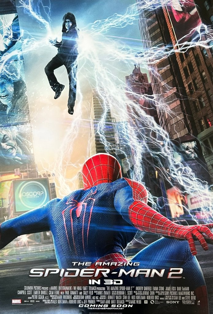 Originele filmposter The Amazing Spider-Man 2 (2014), Ophalen of Verzenden, Zo goed als nieuw, Film en Tv