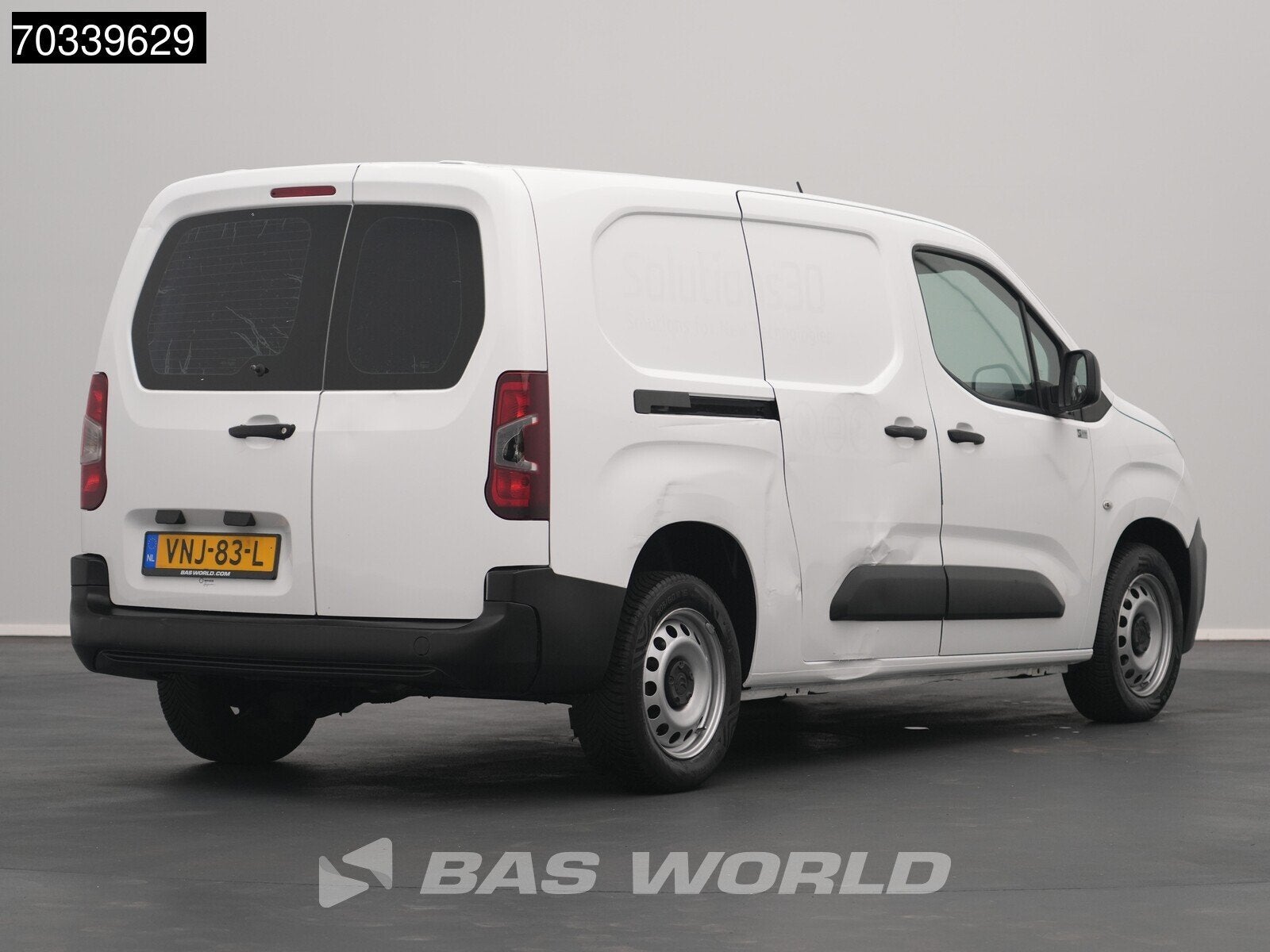 Citroën Berlingo 102pk L2H1 Airco Navi Cruise Carplay Euro6, 75 kW, Stof, Gebruikt, Euro 6