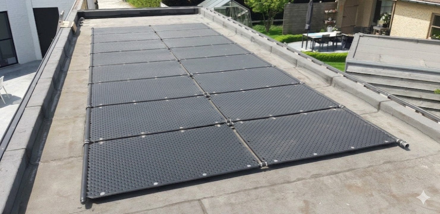 zwembadverwarming OKU zwembad zonnecollectoren, Tuin en Terras, Ophalen