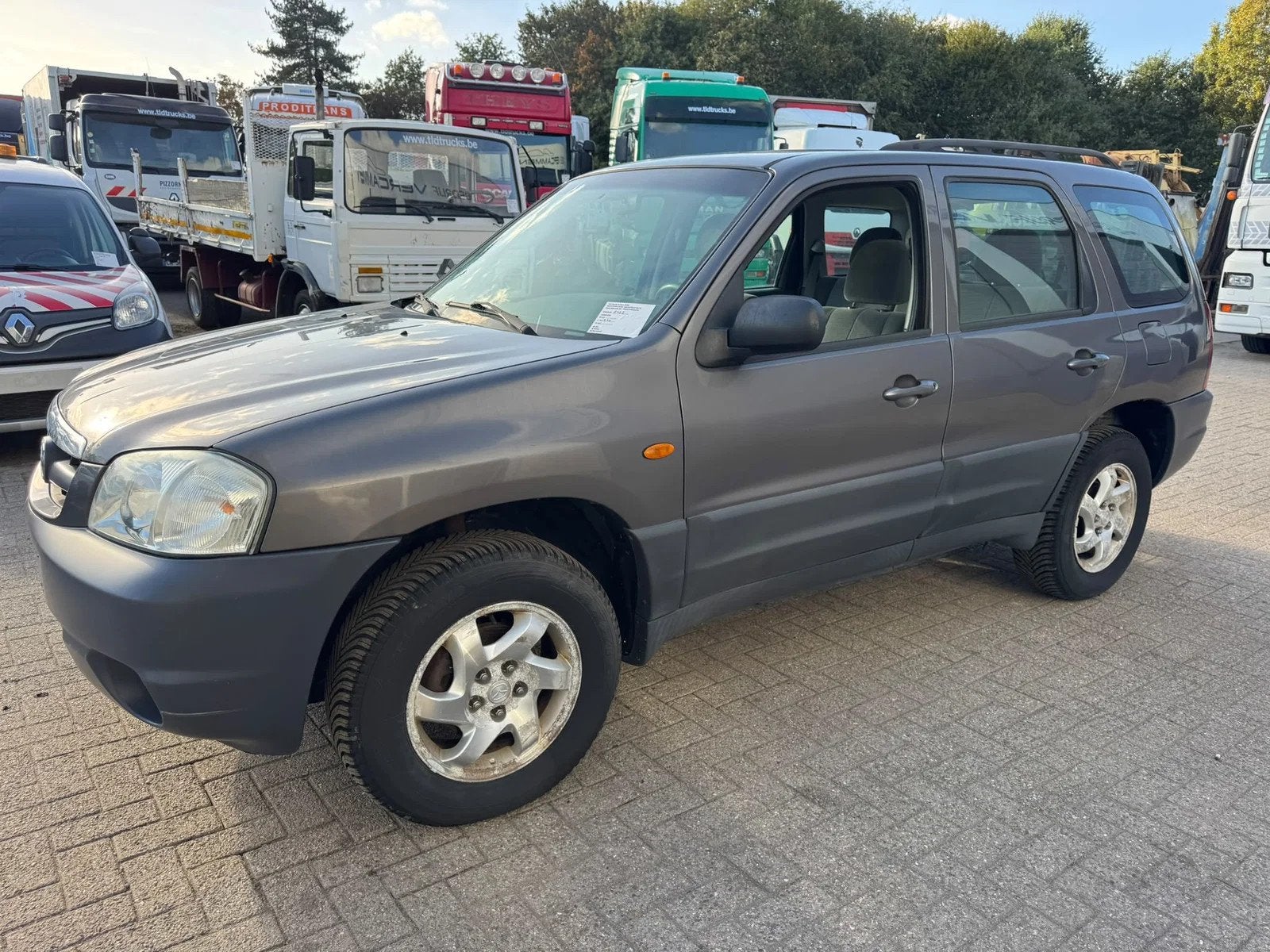 Mazda Tribute *PETROL-AIRCO-4x4* (bj 2003), Auto's, 5 deurs, SUV of Terreinwagen, Zilver of Grijs, Tribute