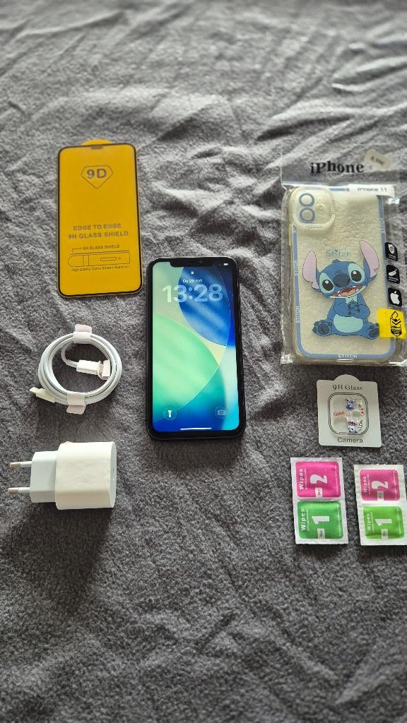 Iphone 11 Zwart 64gb ***Met Nieuw Baterij***, Telecommunicatie, Mobiele telefoons | Apple iPhone, Ophalen, Zwart, IPhone 11, Zo goed als nieuw