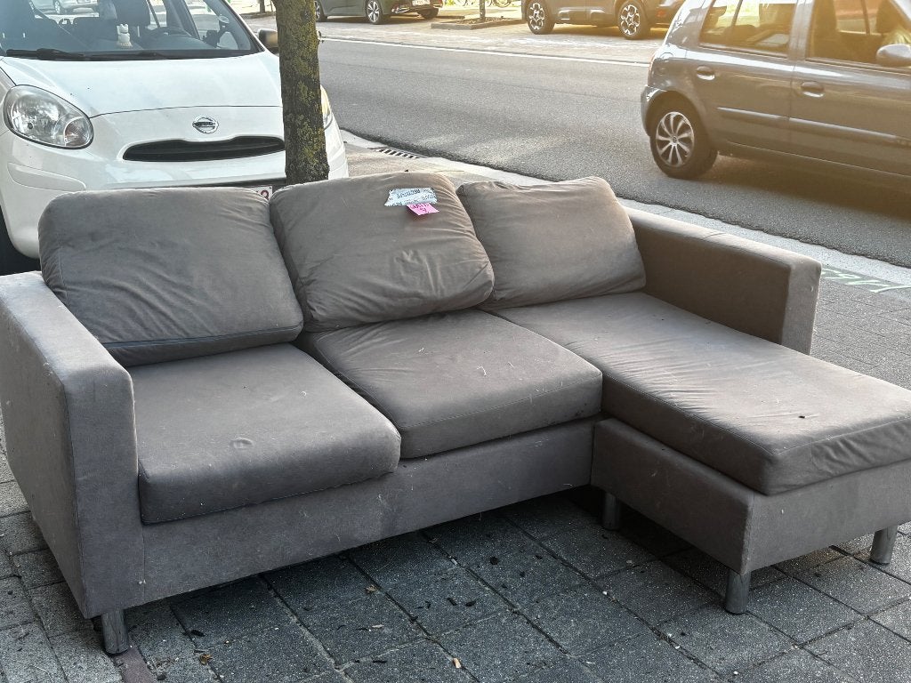 GRATIS kleine hoekzetel, Ophalen, Gebruikt