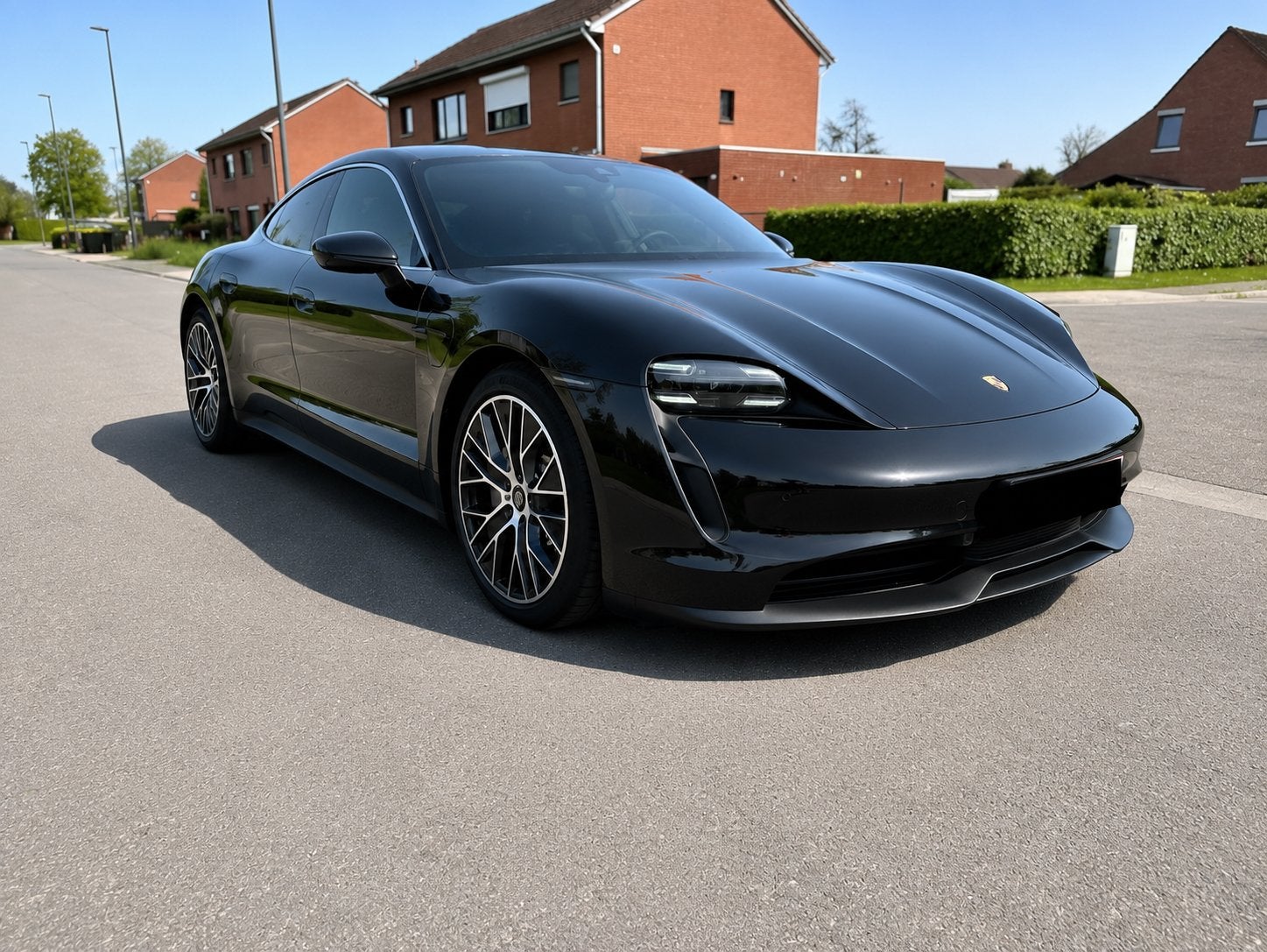 Porsche Taycan 45.000km, Autos, Cuir, Achat, Euro 6, Noir
