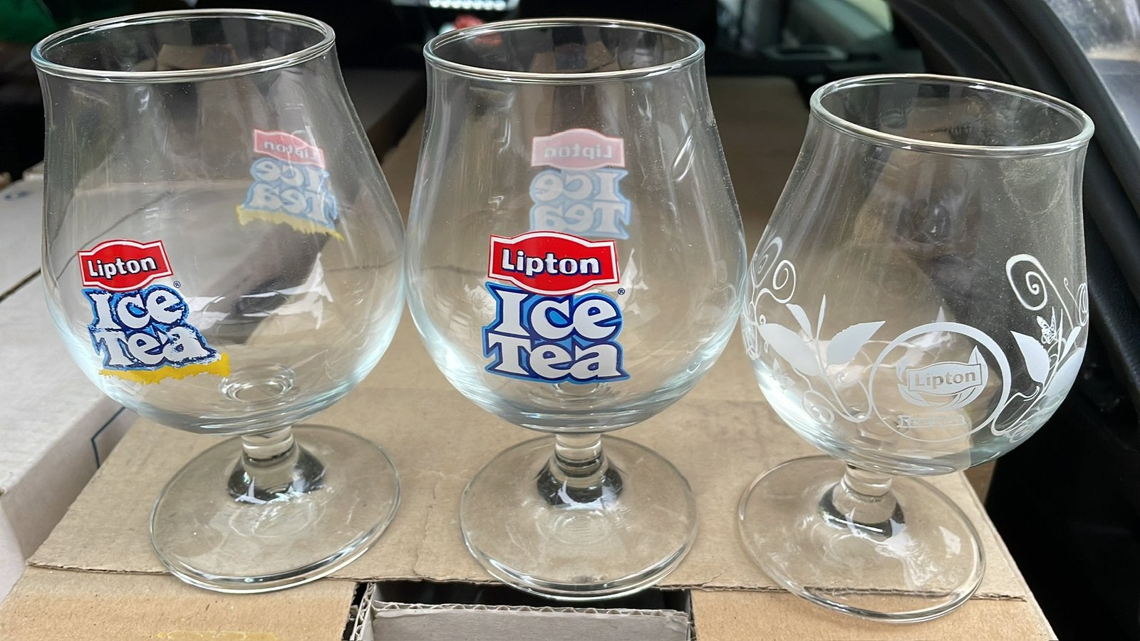 Différents verres à thé glacé (neufs) par boîte, Enlèvement ou Envoi, Neuf
