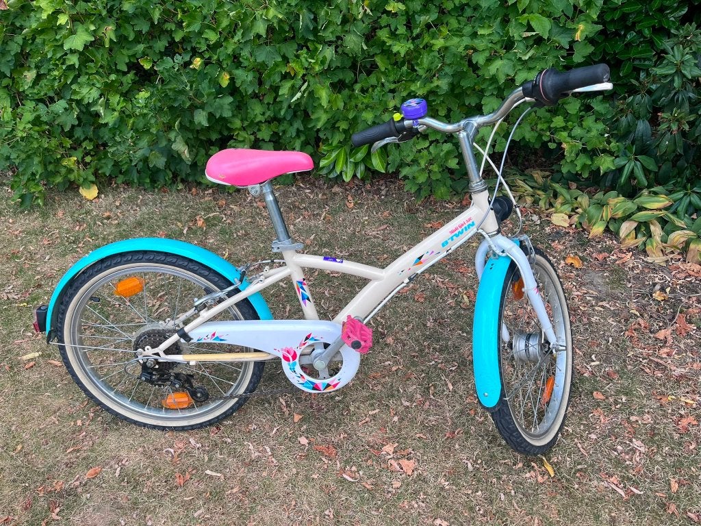Kinderfiets Misti Girl 520 B'Twin, Ophalen, B-TWIN, Trommelrem, 16 tot 20 inch