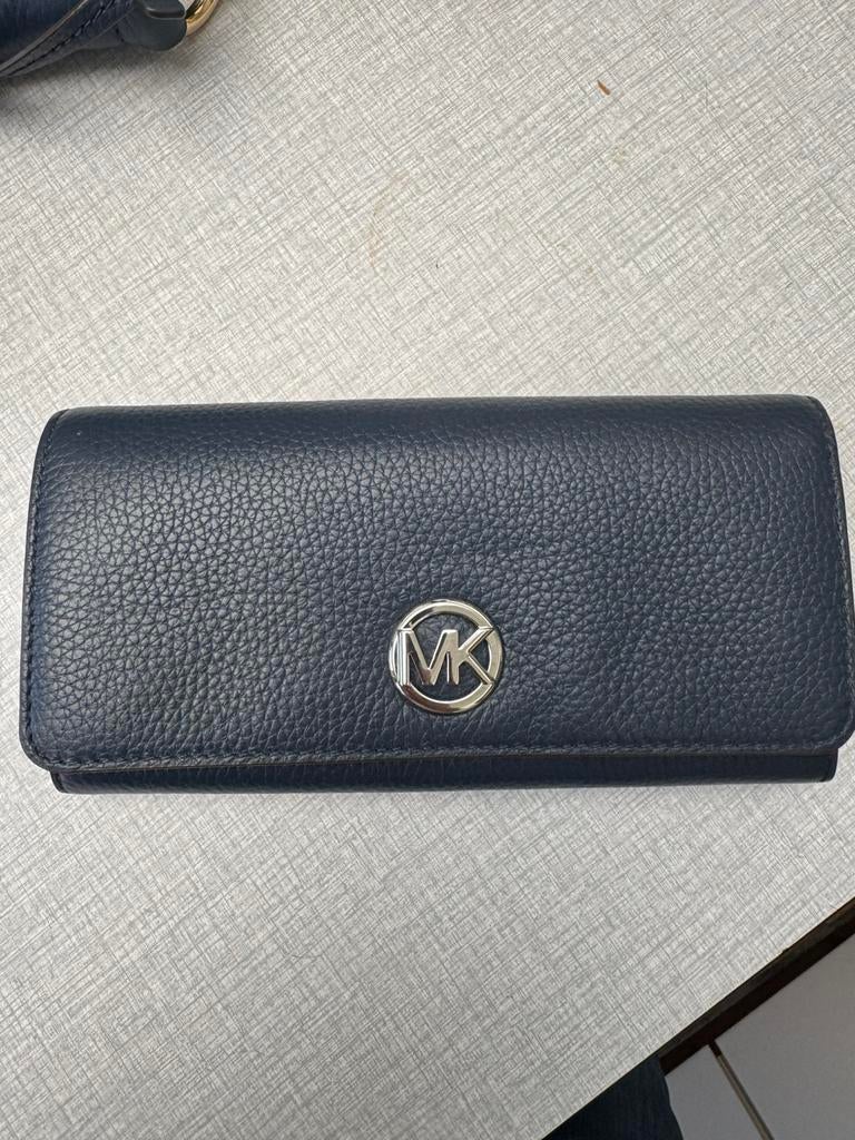 Michael kors portemonee, Enlèvement ou Envoi, Neuf, Bleu, Cuir
