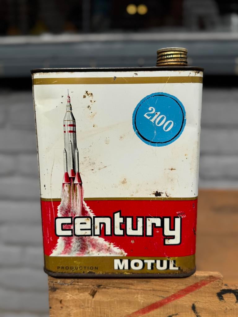 Bidon d'huile rare Motul Century, Enlèvement, Utilisé, Emballage
