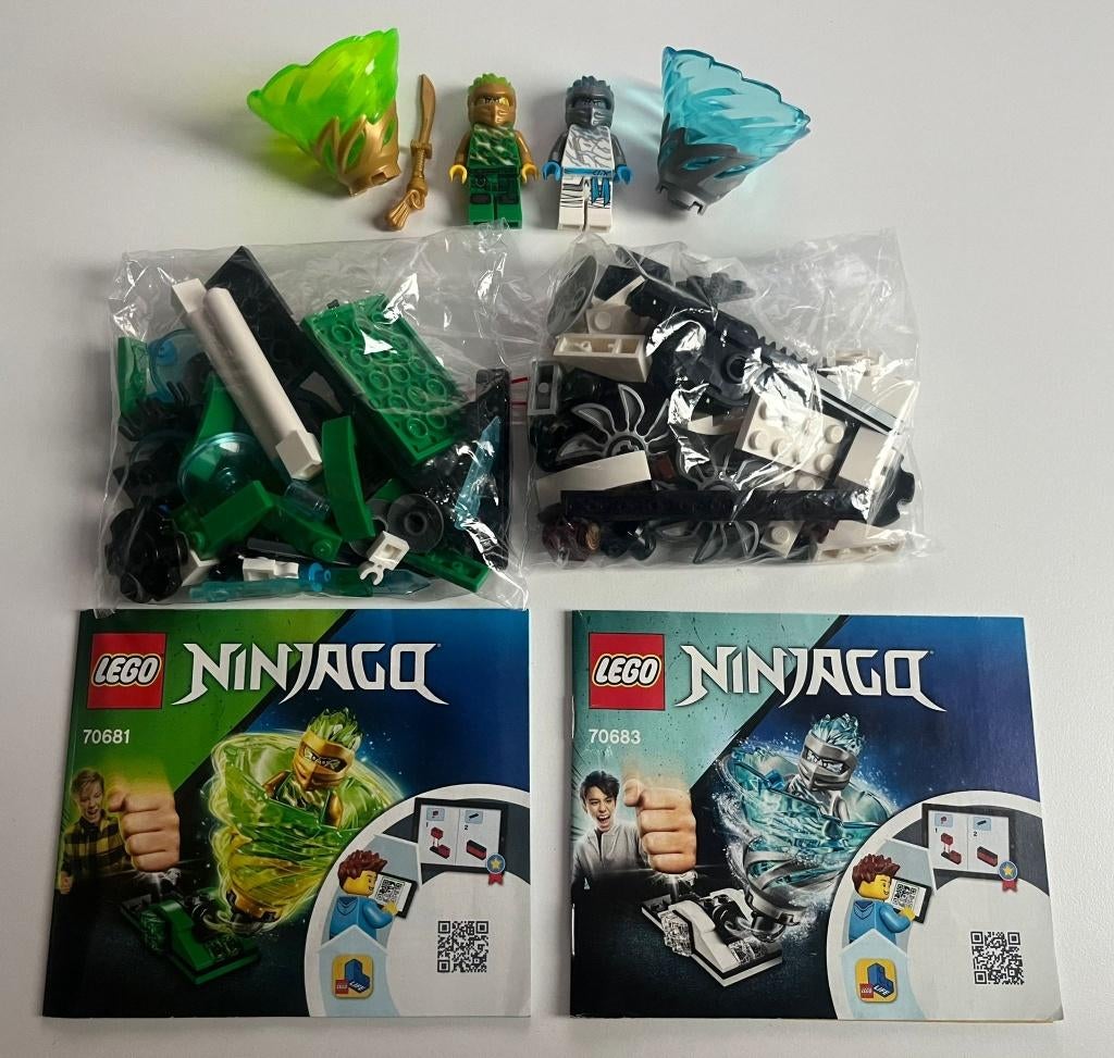 Lego Ninjago - Allerlei Spinners, Ophalen, Zo goed als nieuw, Complete set, Lego