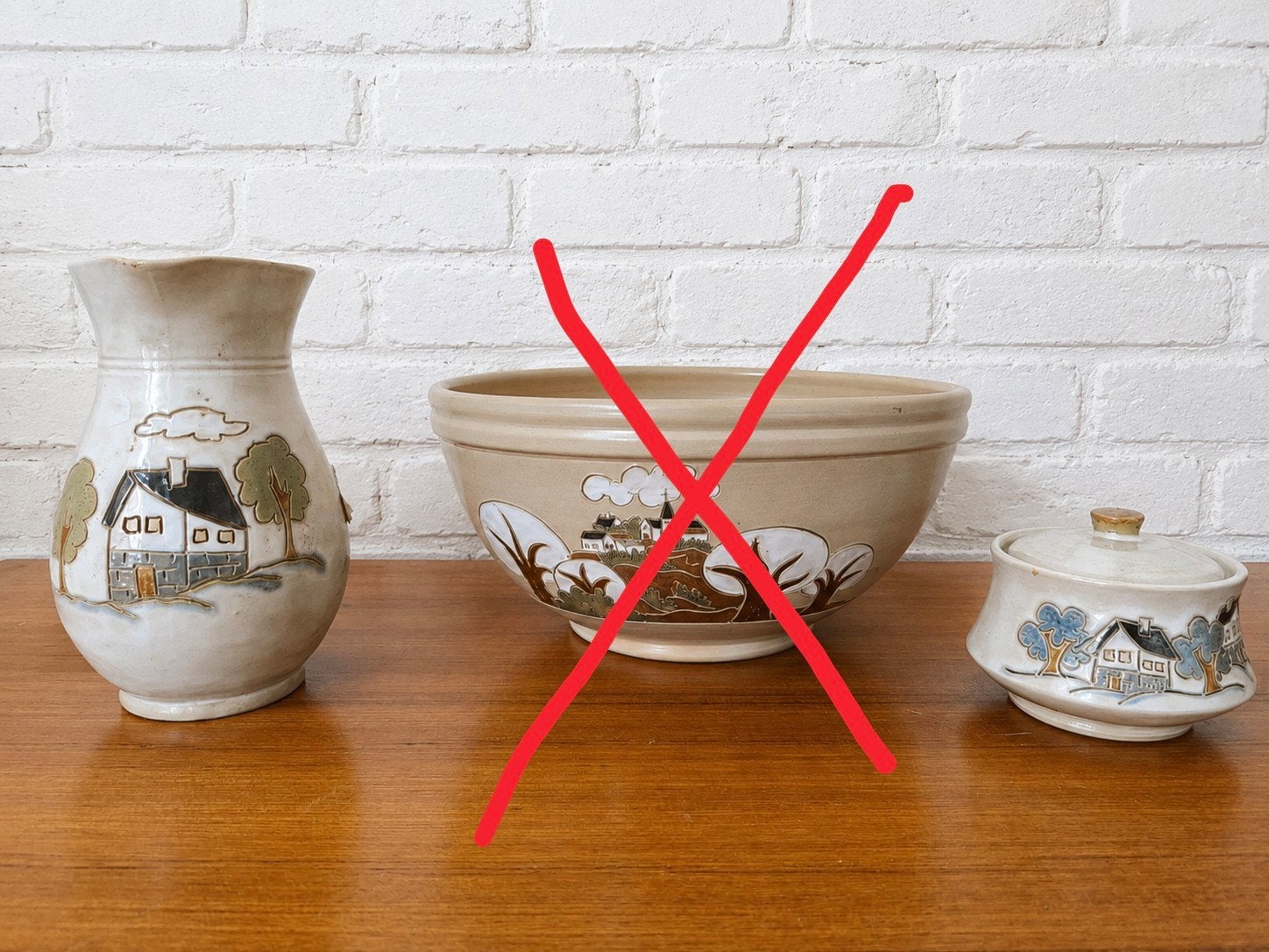 Poterie Lardinois Bouffioulx fait main vintage, Ophalen of Verzenden