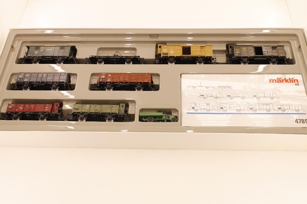 Marklin 4789 HO Coffret de huit wagons Deutscher staatsbahn, Enlèvement ou Envoi, Courant alternatif, Comme neuf, Locomotive