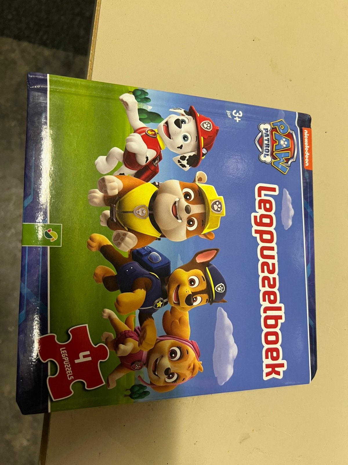 Paw patrol puzzel en kwartet kinderen 4 jaar, Kinderen en Baby's, Ophalen of Verzenden, Zo goed als nieuw