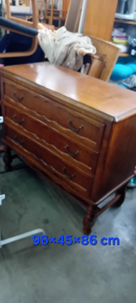 Ancienne commode, 3 ou 4 tiroirs, 25 à 50 cm, Moins de 100 cm, Enlèvement