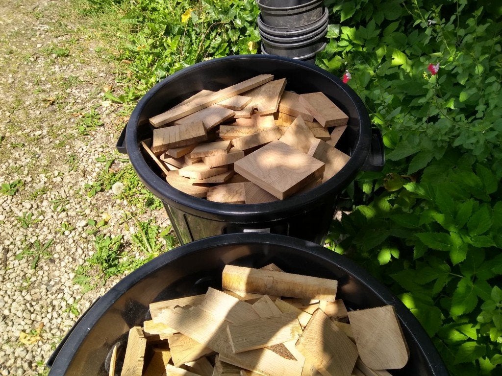 Klein hout te koop 100% eik - geschikt voor bbq, rookhout..., Ophalen, Eikenhout
