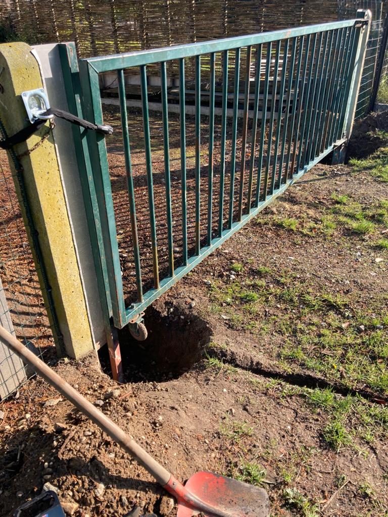 Weidepoort / tuinpoort, Enlèvement, Utilisé