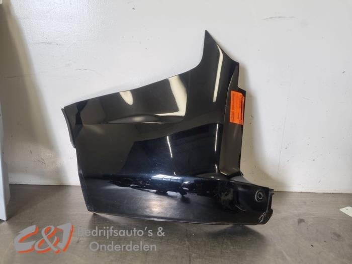 Bumperhoek links-achter van een Ford Transit Custom (ZWART), Gebruikt, -, -, Ophalen of Verzenden