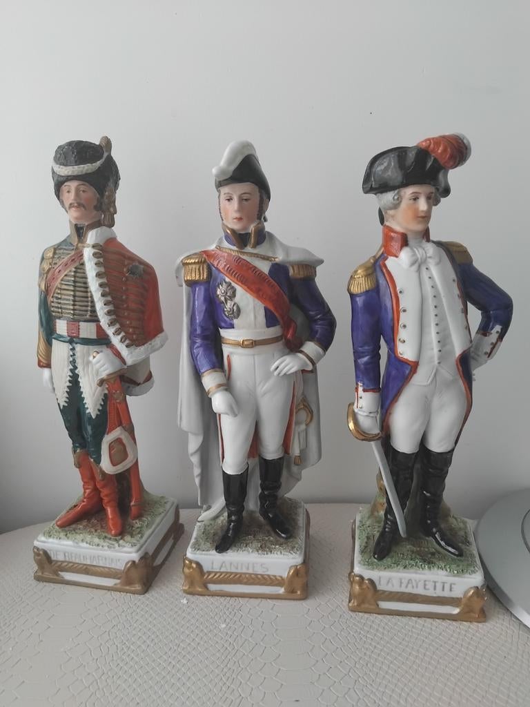 Napoleon Military Porseleinen beeltjes., Antiquités & Art, Antiquités | Porcelaine, Enlèvement ou Envoi