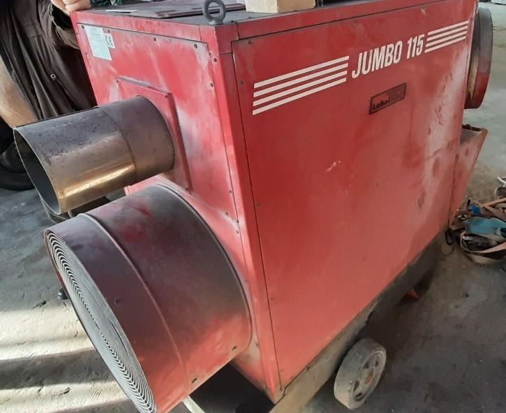 JUMBO 115 industriële heteluchtgenerator, Ophalen, Gebruikt, Ventilator