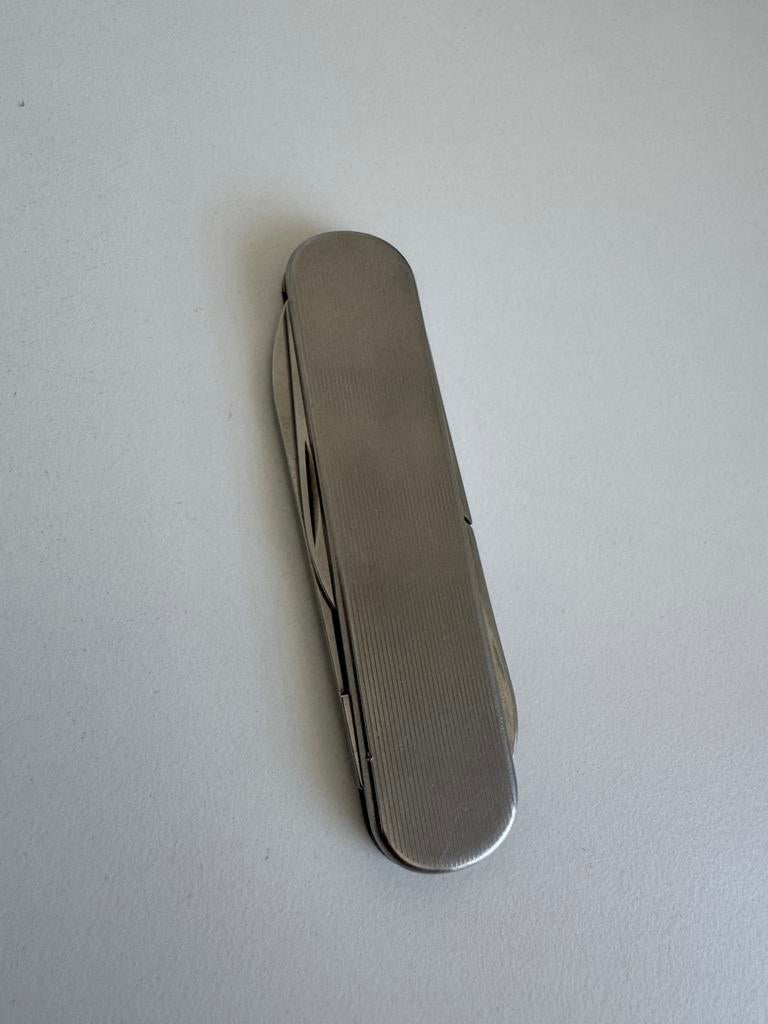 Victorinox Ambassador Alox 74 mm Zwitsers mes van aluminium, Ophalen of Verzenden, Gebruikt