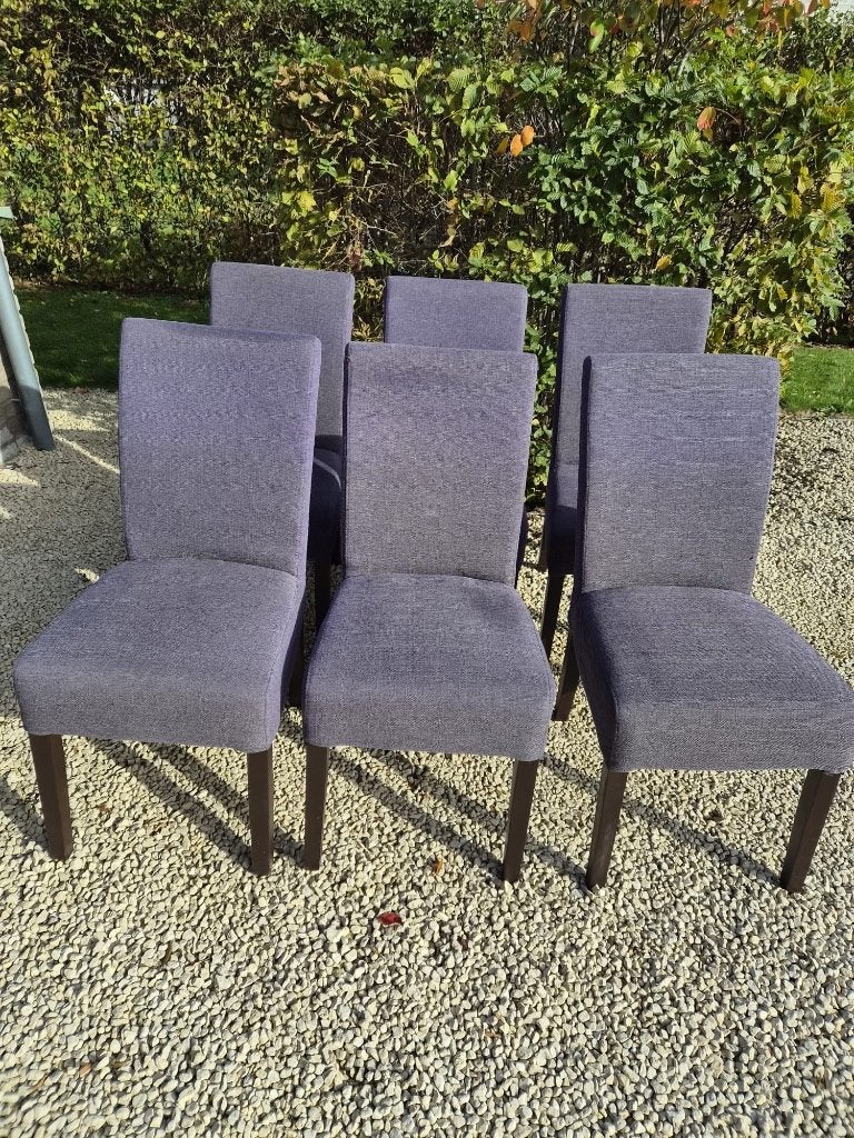 Chaises de salle à manger, Maison & Meubles, Gris, Enlèvement, Tissus, Cinq, Six Chaises ou plus