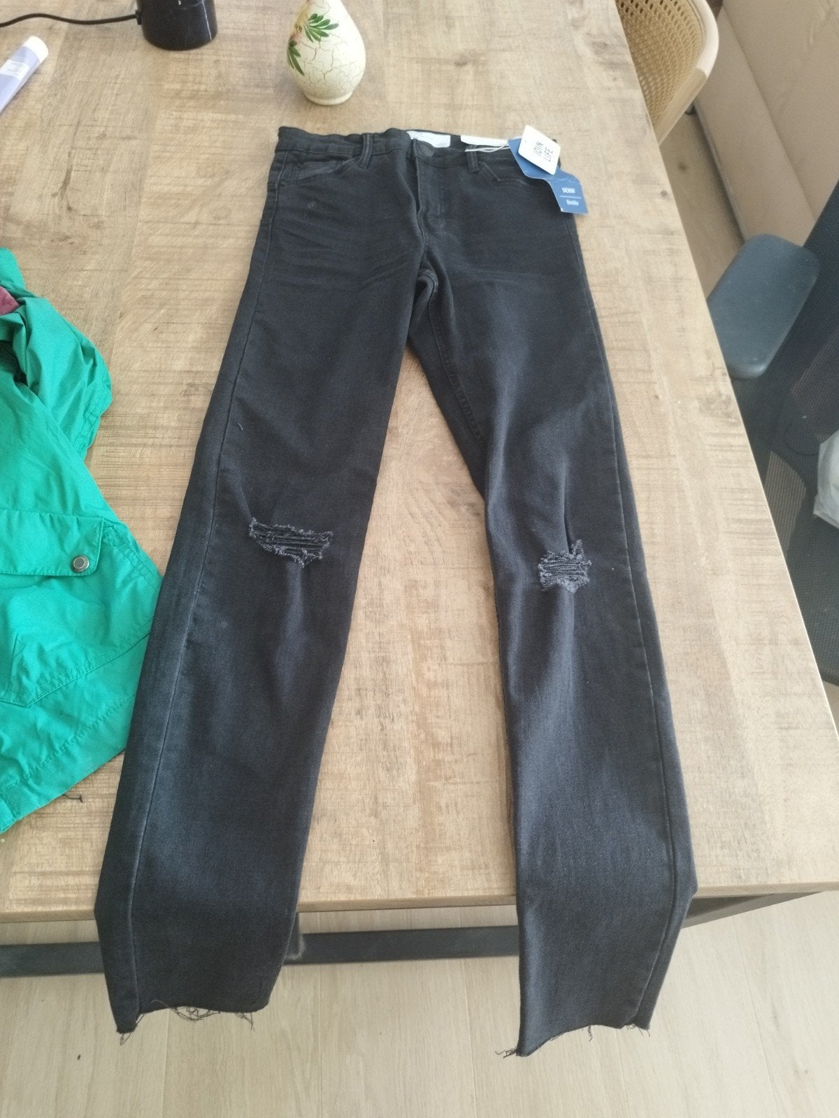 broek jeans, Antiquités & Art, Antiquités | Vêtements et Textile, Enlèvement ou Envoi