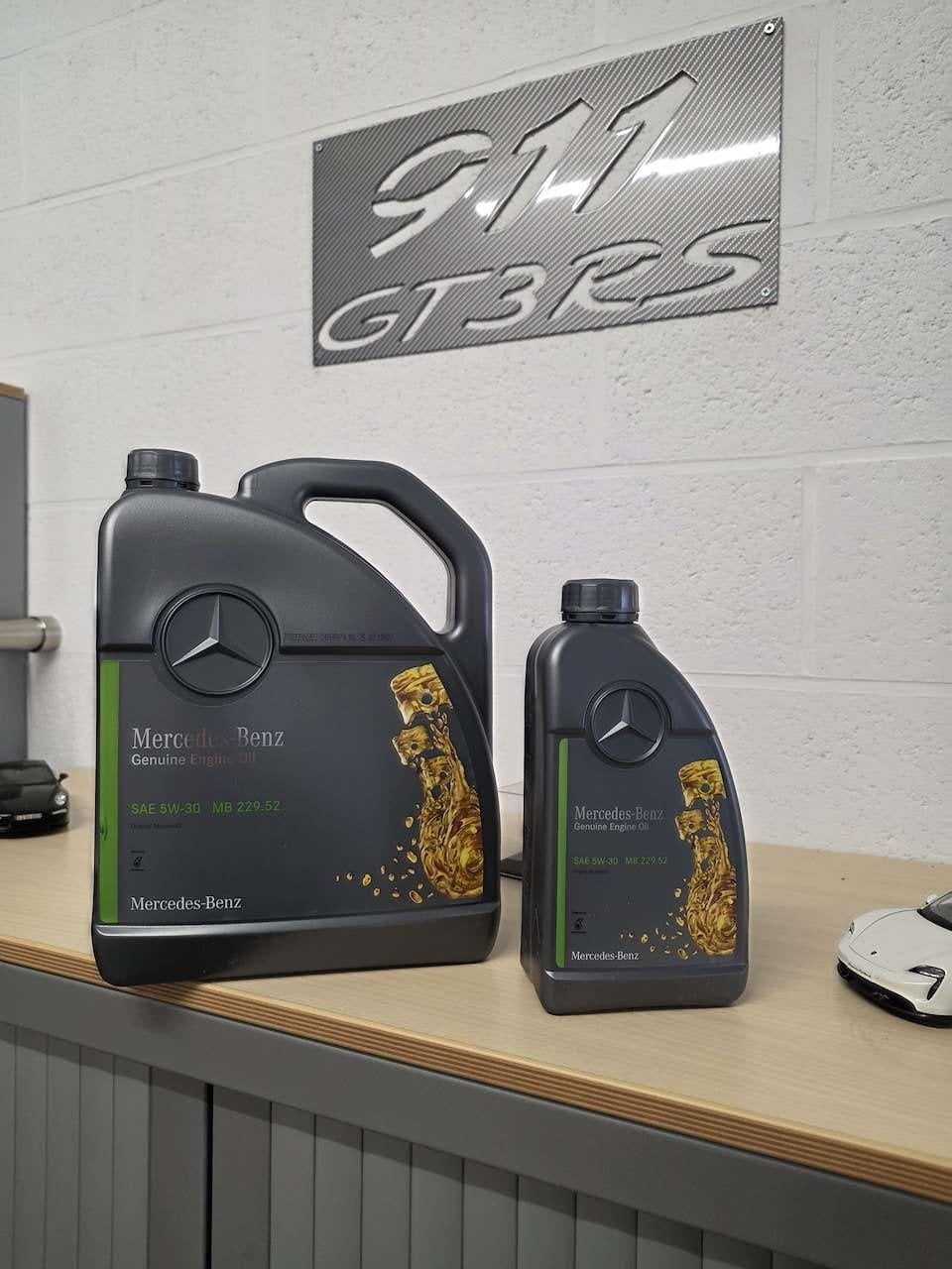 huile moteur Mercedes, Ophalen