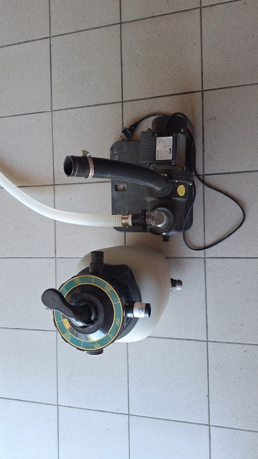 zwembadpomp + filter, Jardin & Terrasse, Accessoires de piscine, Utilisé, Filtre, Enlèvement