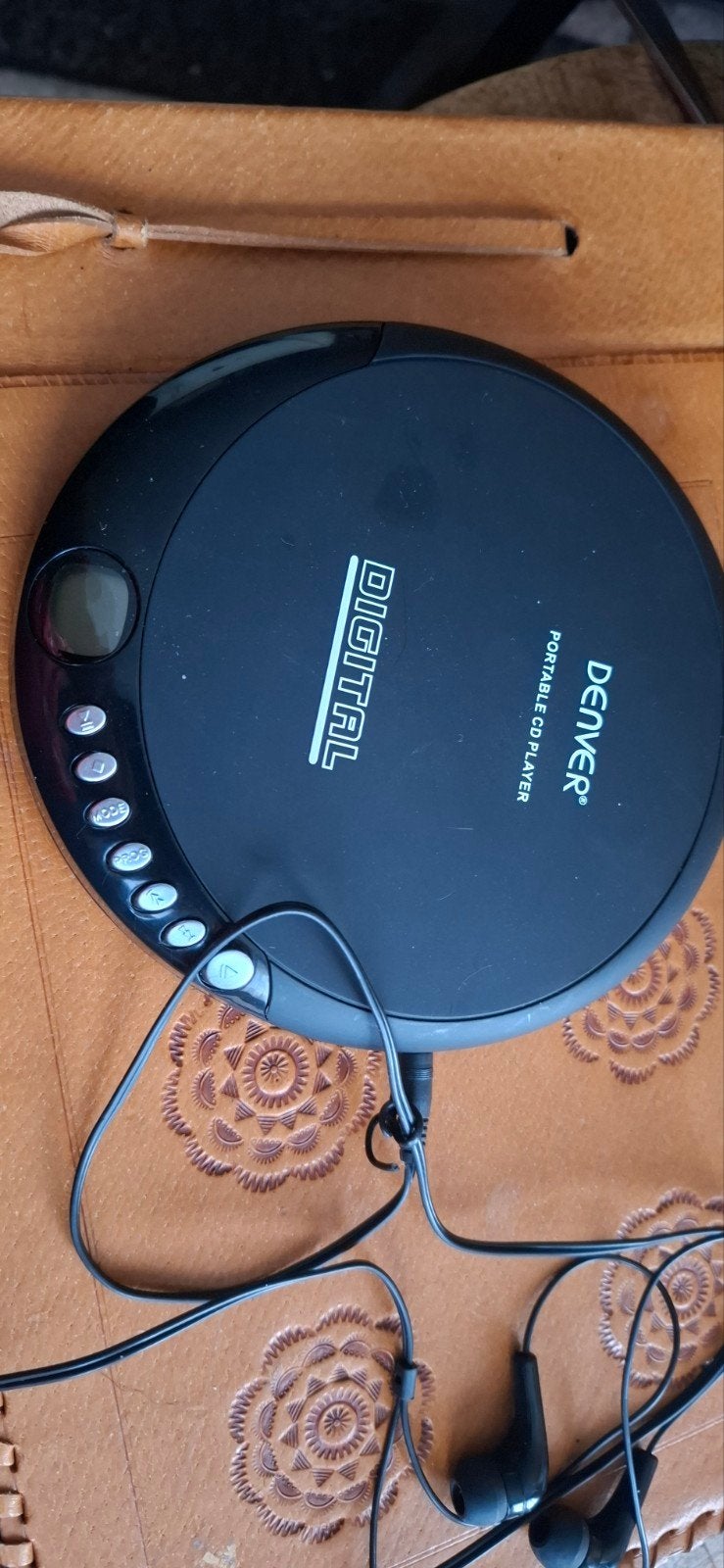 lecteur CD portable Denver avec écouteurs, Enlèvement, Comme neuf, Autres marques, Portable