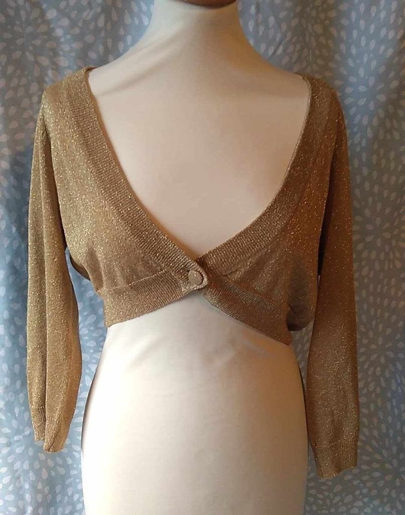 korte pull goud H&M, H&M, Ophalen of Verzenden, Maat 38/40 (M), Goud