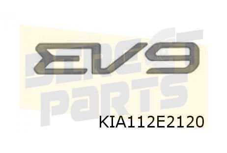Kia EV9 (11/23-) embleem tekst "EV9" achterzijde Origineel!, Kia, -, Verzenden, -